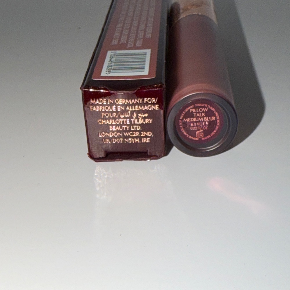 Charlotte Tilbury Airbrush LipBlur Matte Liquid Lipstick/PILLOW TALK MEDIUM NIB! - Picture 12 of 13